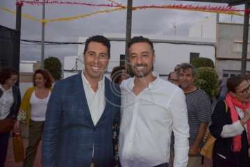 El edil Ramos pregona las fiestas del Carmen de La Medianía (Foto Francisco Javier Santana)